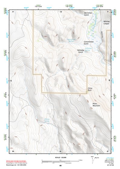 43118NE Page 44 Stinkingwater Mountains Topo Preview 1