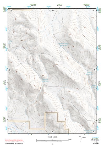 43118NE Page 46 Stinkingwater Mountains Topo Preview 1
