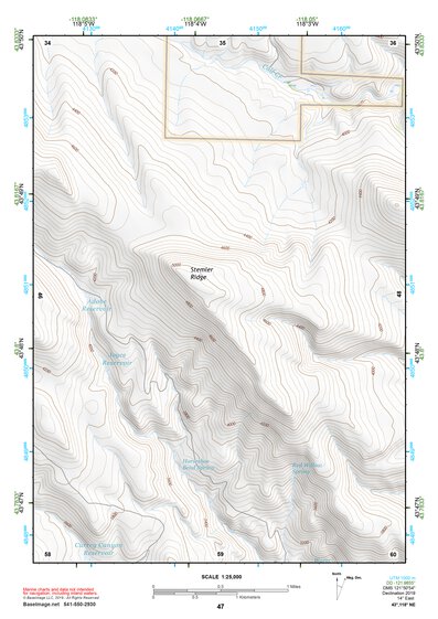 43118NE Page 47 Stinkingwater Mountains Topo Preview 1