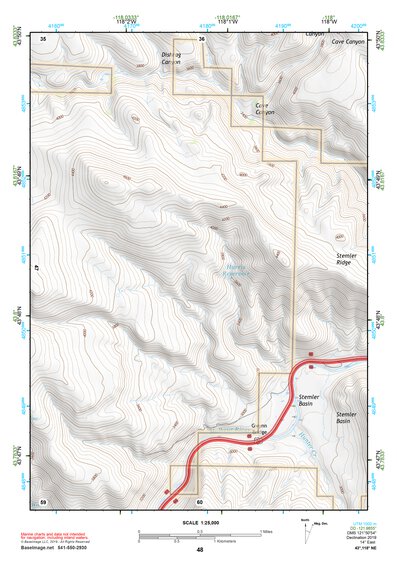 43118NE Page 48 Stinkingwater Mountains Topo Preview 1
