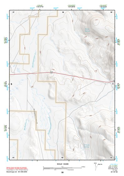 43118NE Page 50 Stinkingwater Mountains Topo Preview 1
