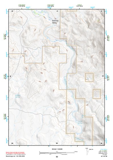43118NE Page 53 Stinkingwater Mountains Topo Preview 1