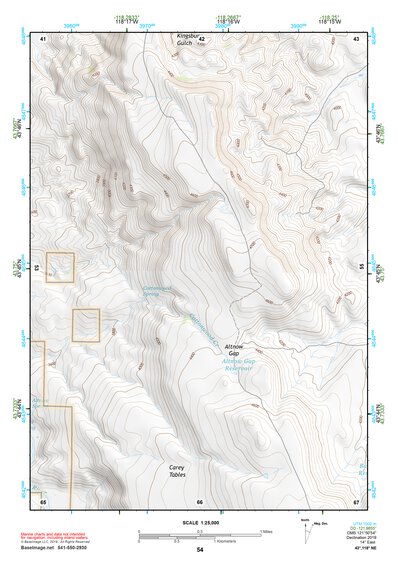 43118NE Page 54 Stinkingwater Mountains Topo Preview 1