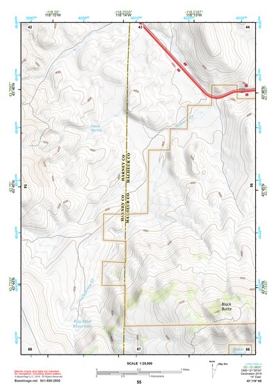 43118NE Page 55 Stinkingwater Mountains Topo Preview 1