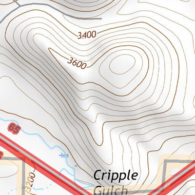 43118NE Page 57 Stinkingwater Mountains Topo Preview 3
