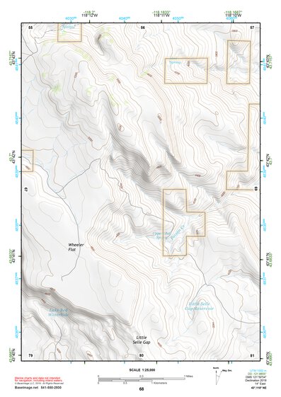 43118NE Page 68 Stinkingwater Mountains Topo Preview 1