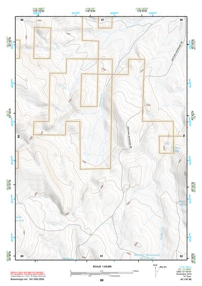 43118NE Page 69 Stinkingwater Mountains Topo Preview 1