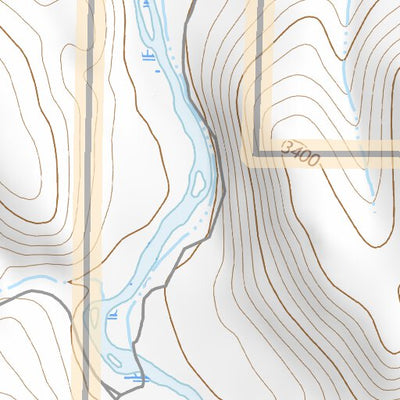 43118NE Page 70 Stinkingwater Mountains Topo Preview 3