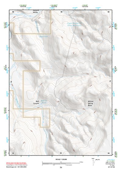 43118NE Page 71 Stinkingwater Mountains Topo Preview 1