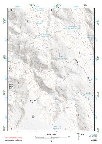 43118NE Page 72 Stinkingwater Mountains Topo Preview 1