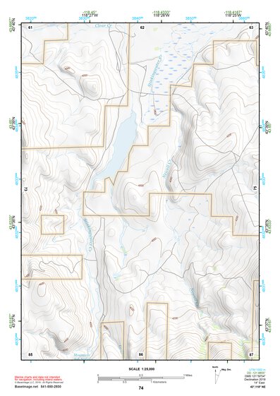 43118NE Page 74 Stinkingwater Mountains Topo Preview 1