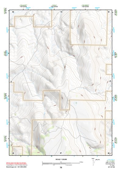 43118NE Page 75 Stinkingwater Mountains Topo Preview 1