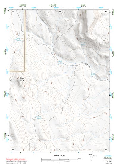 43118NE Page 77 Stinkingwater Mountains Topo Preview 1
