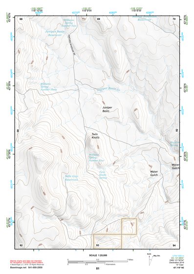 43118NE Page 81 Stinkingwater Mountains Topo Preview 1