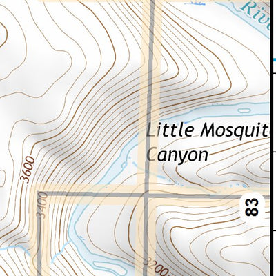 43118NE Page 82 Stinkingwater Mountains Topo Preview 3
