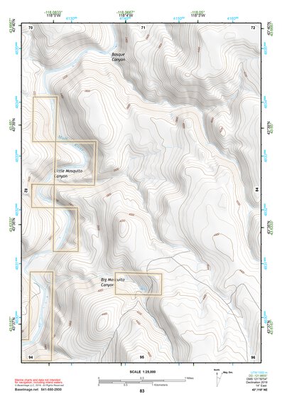 43118NE Page 83 Stinkingwater Mountains Topo Preview 1