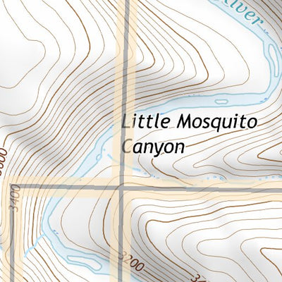 43118NE Page 83 Stinkingwater Mountains Topo Preview 3