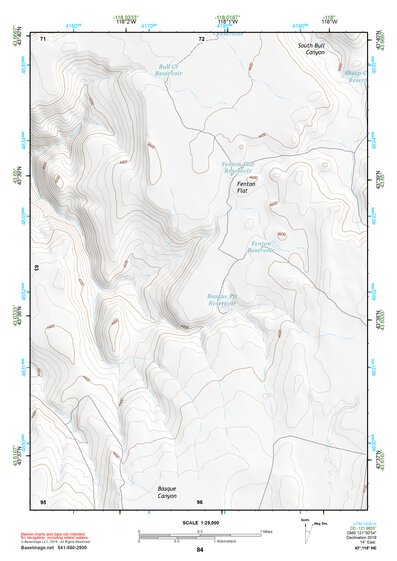 43118NE Page 84 Stinkingwater Mountains Topo Preview 1