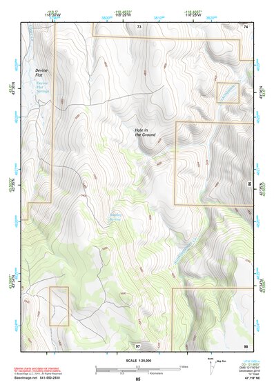 43118NE Page 85 Stinkingwater Mountains Topo Preview 1