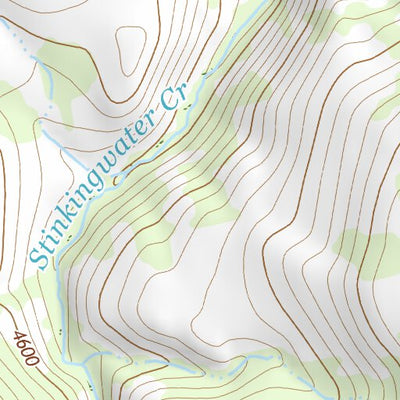 43118NE Page 85 Stinkingwater Mountains Topo Preview 3