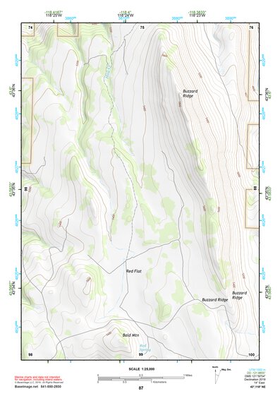 43118NE Page 87 Stinkingwater Mountains Topo Preview 1