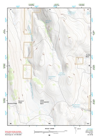43118NE Page 88 Stinkingwater Mountains Topo Preview 1