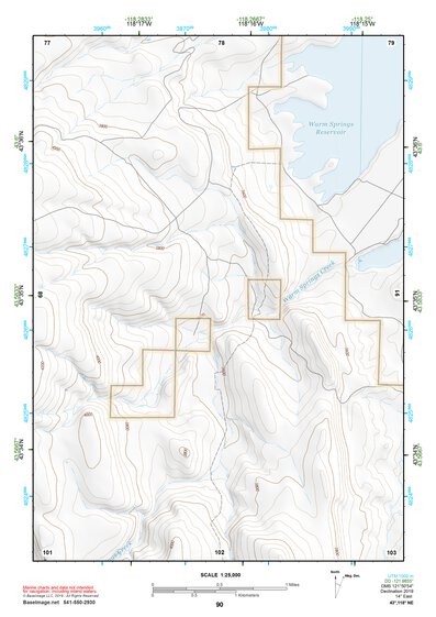 43118NE Page 90 Stinkingwater Mountains Topo Preview 1