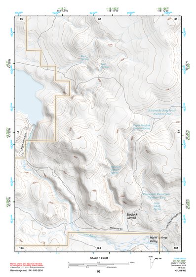 43118NE Page 92 Stinkingwater Mountains Topo Preview 1