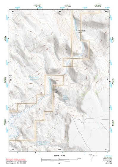 43118NE Page 94 Stinkingwater Mountains Topo Preview 1