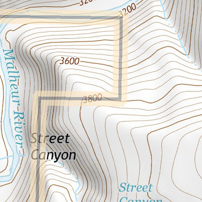 43118NE Page 94 Stinkingwater Mountains Topo Preview 2