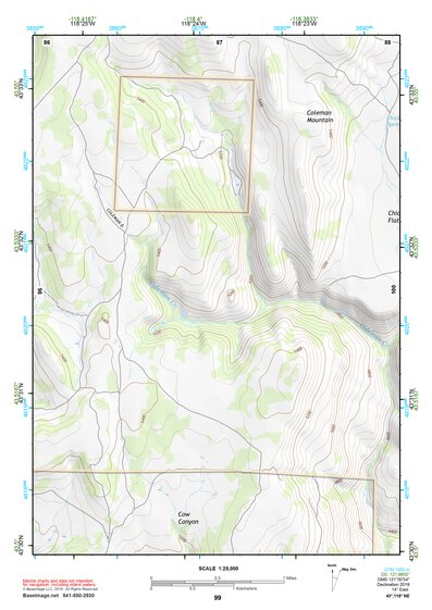 43118NE Page 99 Stinkingwater Mountains Topo Preview 1