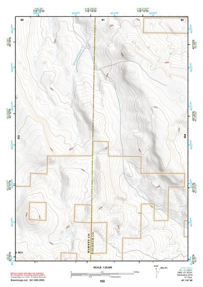 43118NE Page 103 Stinkingwater Mountains Topo Preview 1