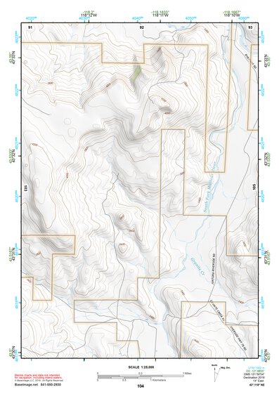 43118NE Page 104 Stinkingwater Mountains Topo Preview 1