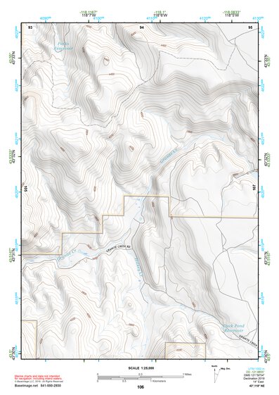 43118NE Page 106 Stinkingwater Mountains Topo Preview 1