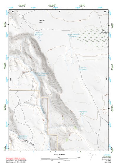 43118NE Page 107 Stinkingwater Mountains Topo Preview 1
