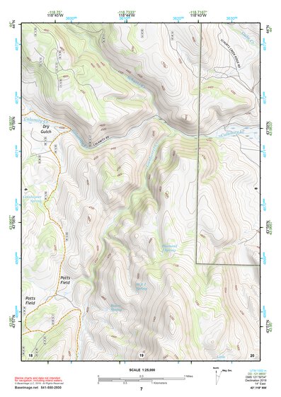 43118NW Page 7 Stinkingwater Mountains Topo Preview 1