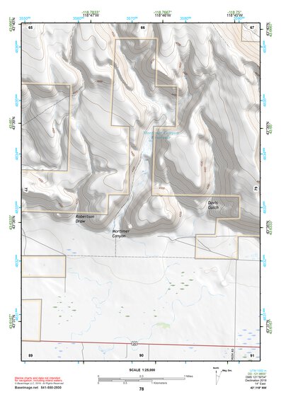 43118NW Page 78 Stinkingwater Mountains Topo Preview 1