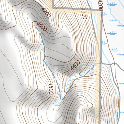 43118NW Page 79 Stinkingwater Mountains Topo Preview 3