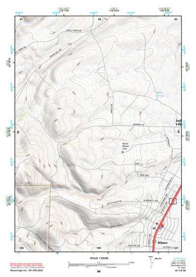 43119NE Page 94 Burns Topo Preview 1
