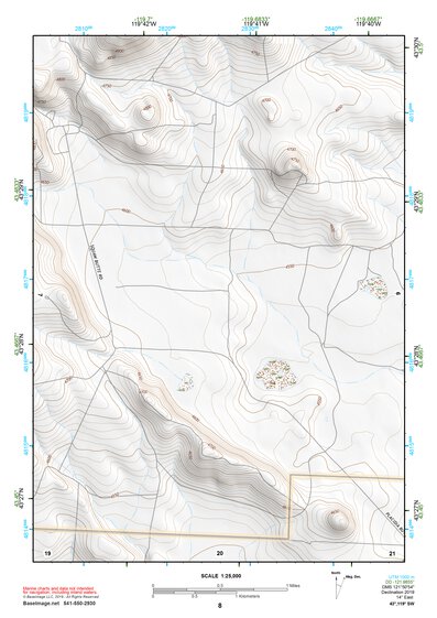 43119SW Page 8 Harney Lake Topo Preview 1