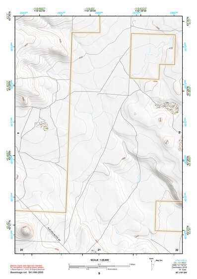 43119SW Page 9 Harney Lake Topo Preview 1