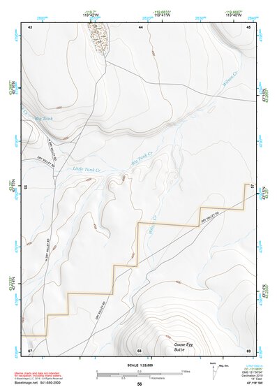 43119SW Page 56 Harney Lake Topo Preview 1