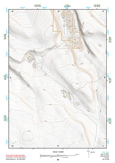 43119SW Page 58 Harney Lake Topo Preview 1