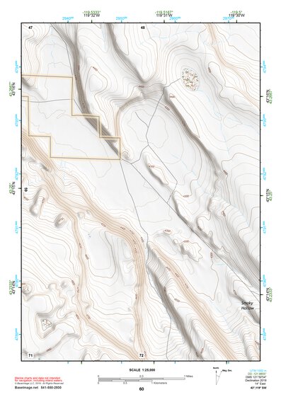 43119SW Page 60 Harney Lake Topo Preview 1