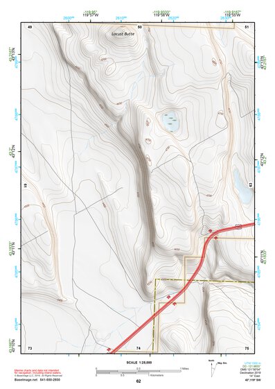 43119SW Page 62 Harney Lake Topo Preview 1