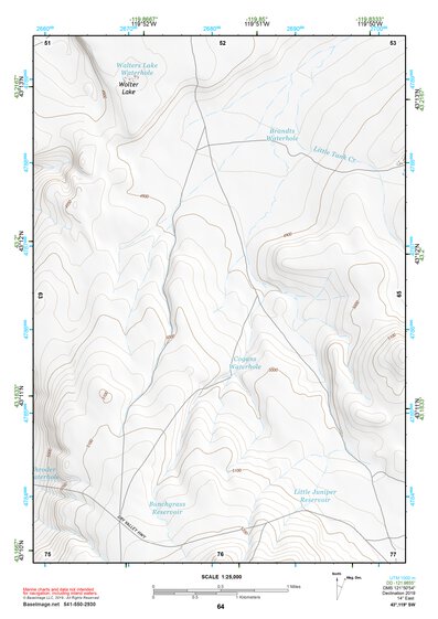43119SW Page 64 Harney Lake Topo Preview 1