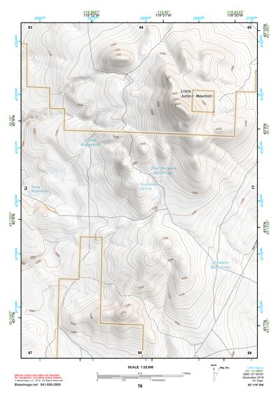 43119SW Page 76 Harney Lake Topo Preview 1