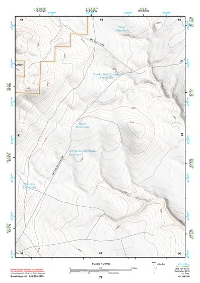 43119SW Page 77 Harney Lake Topo Preview 1