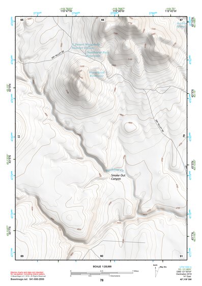43119SW Page 78 Harney Lake Topo Preview 1