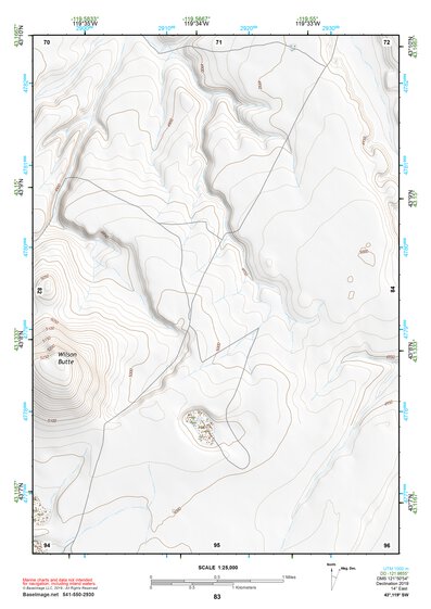43119SW Page 83 Harney Lake Topo Preview 1